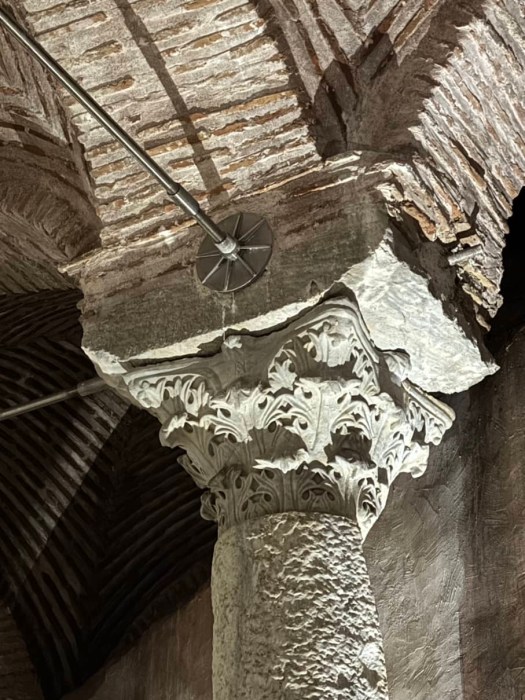 Reinforcement of the basilica cistern