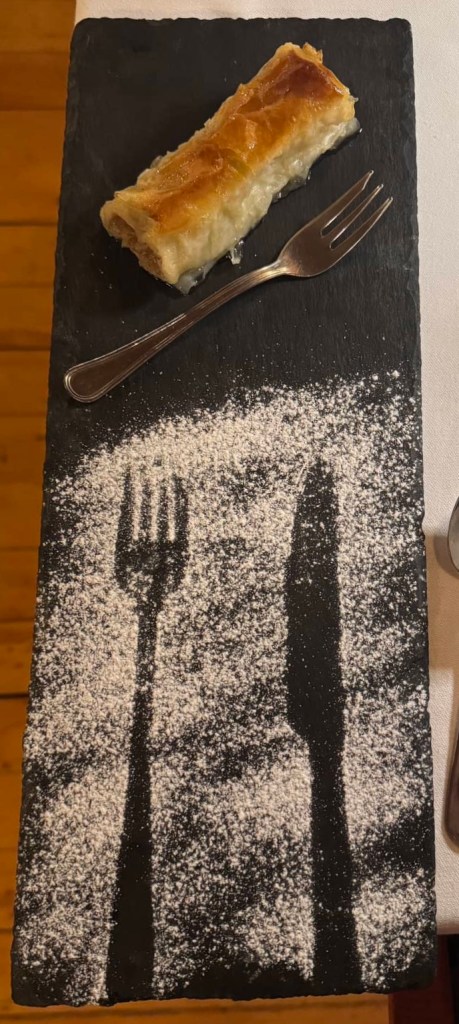 An elegant dessert