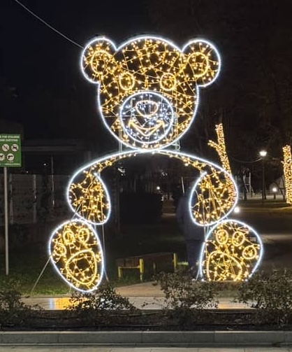 Christmas teddy bear