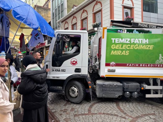 Large vehicle on the street