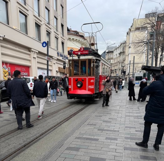 Cable car in Taksim
