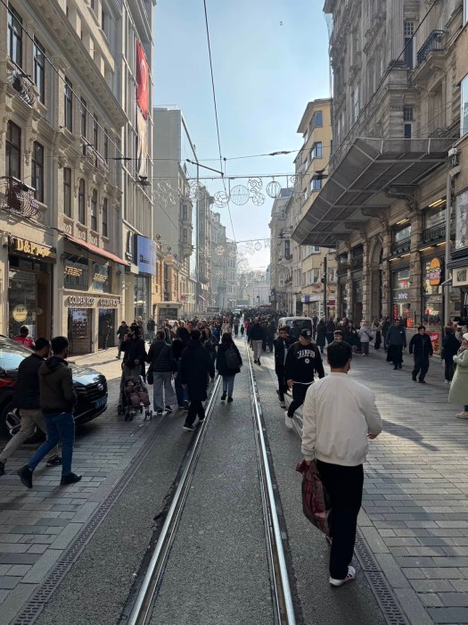 Street car tracks