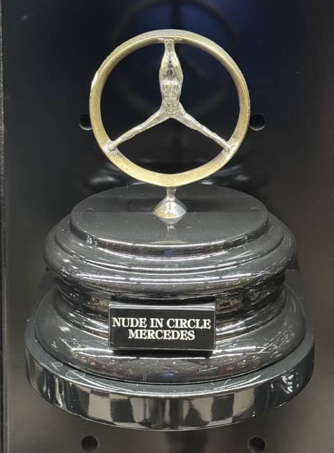 Nude Mercedes hood ornament