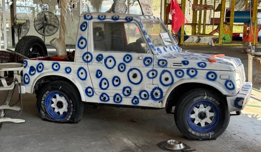 Blue ring octopus Jeep