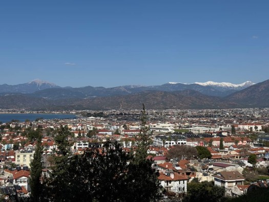 View from Fethiye tombs