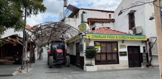 tractor parking