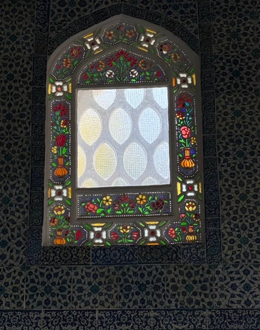 Amazing window. Exploring Topkapi