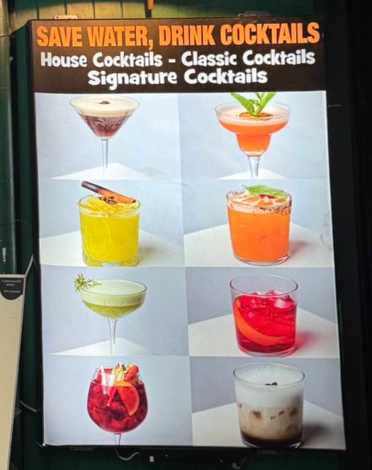 a bar sign