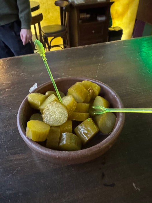 Nice green pickles