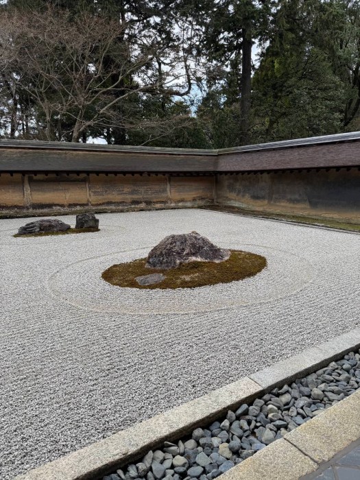 Zen rock garden