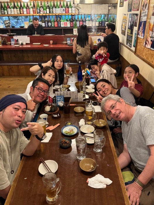 meeting together. Fun in Okinawa