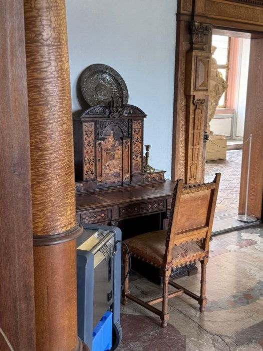 Desk and chair