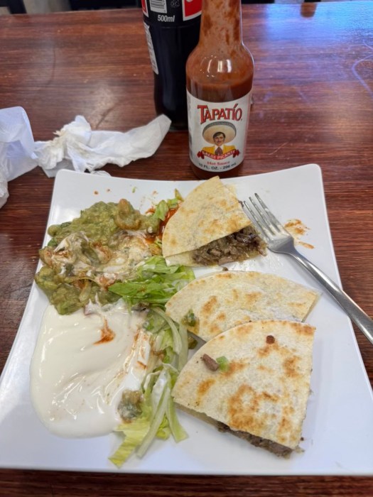 quesadillas
