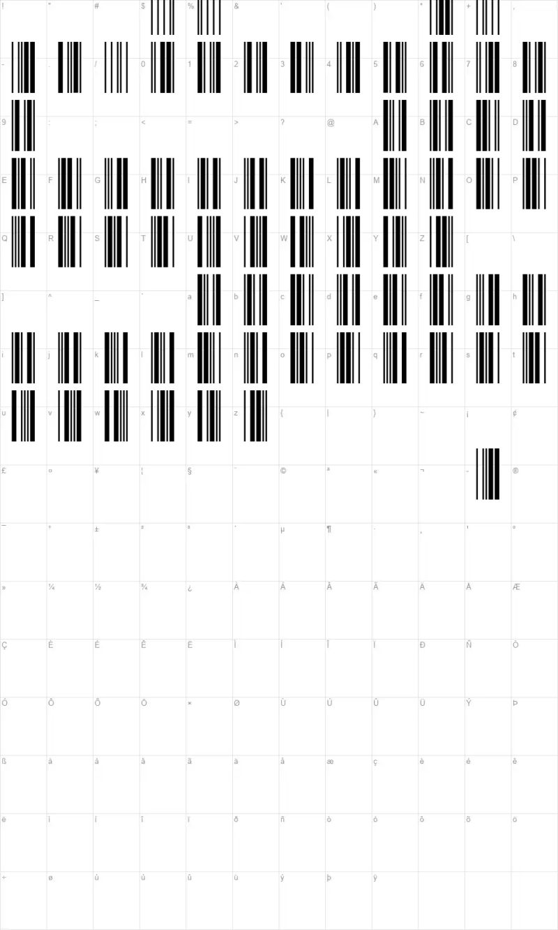 Ccode39 Font Dafont Com - Amazing Light Design - Retina