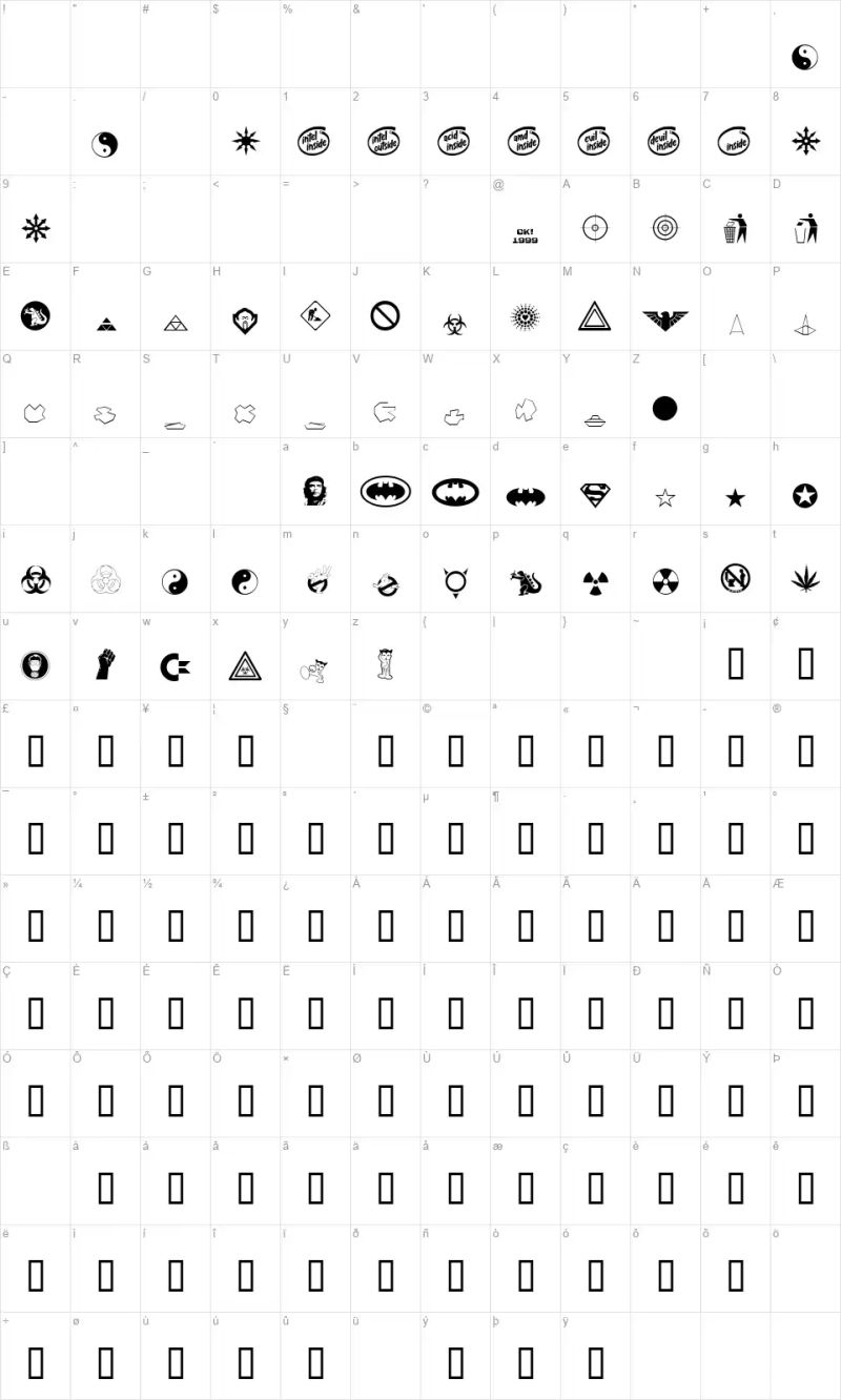 Download Devil Inside Font - Best Light Textures in High Resolution