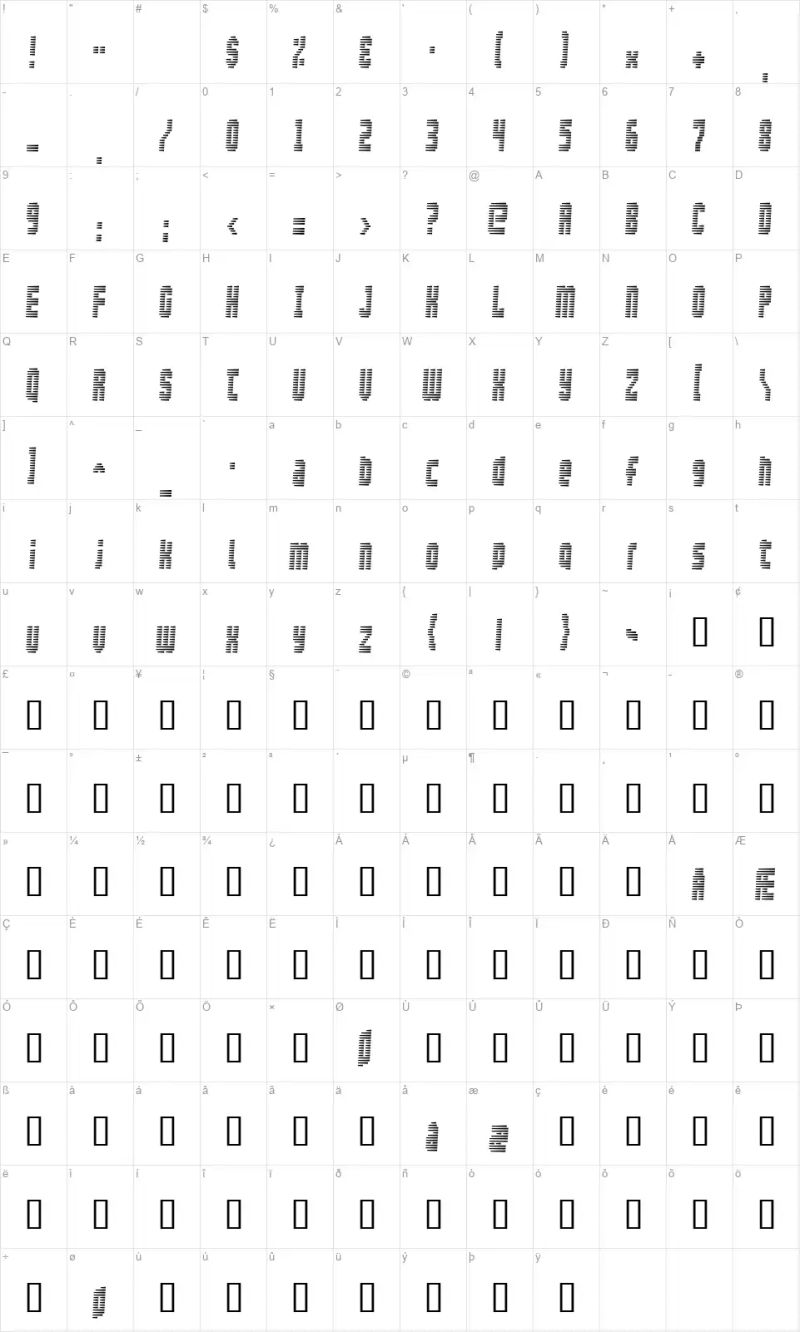 Maximum Security Font - Best Nature Arts in 8K