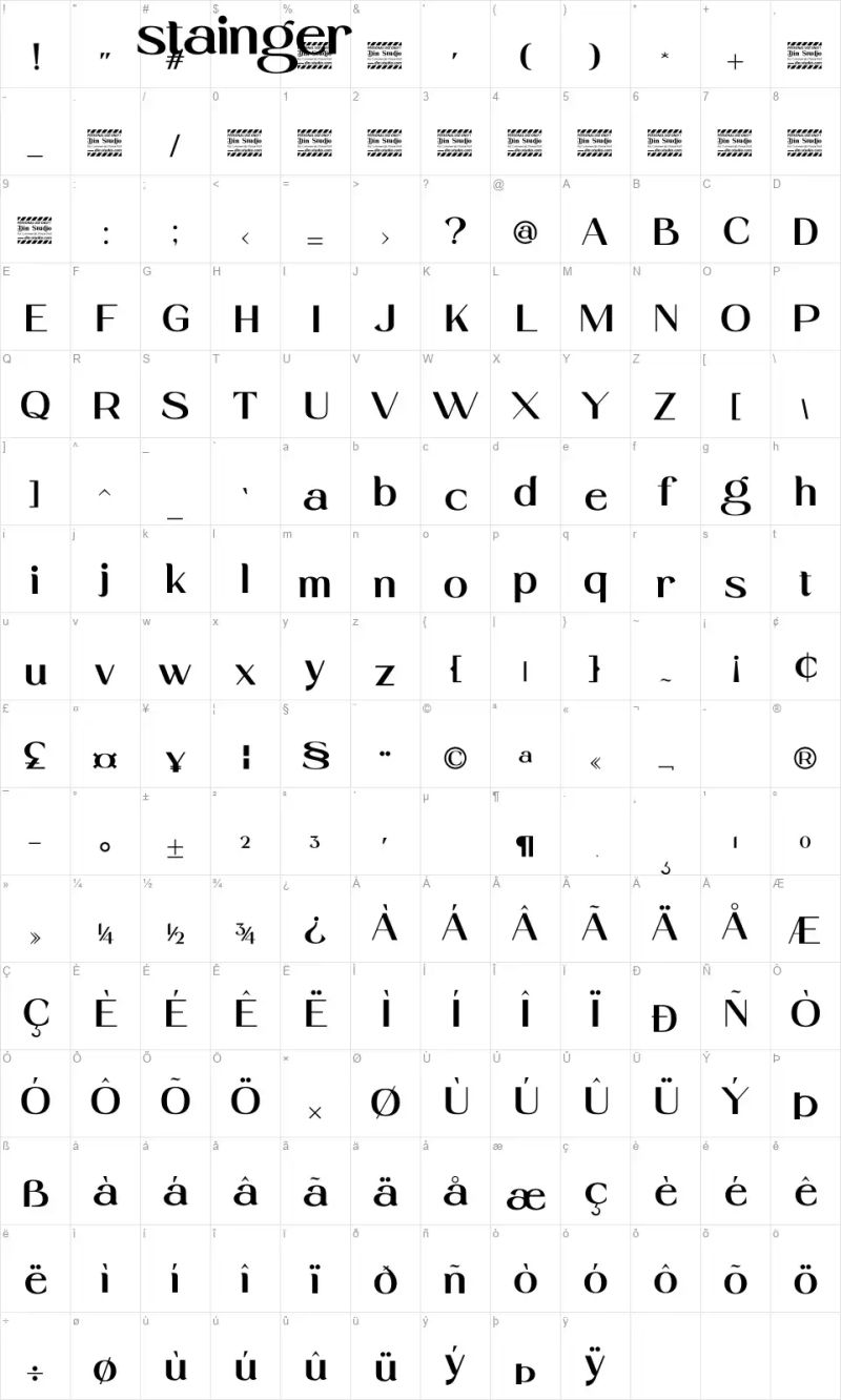 Stainger Font Wfonts Com Download Free - Premium Abstract Image Gallery - Full HD