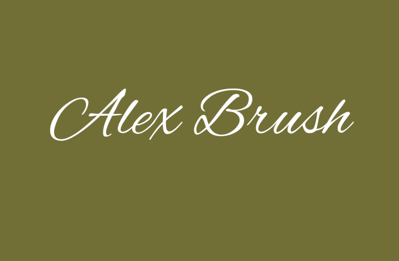 Alex Brush 1