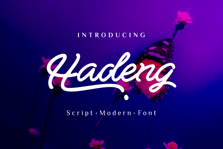 Hadeng-Monoline-Script-Font-1