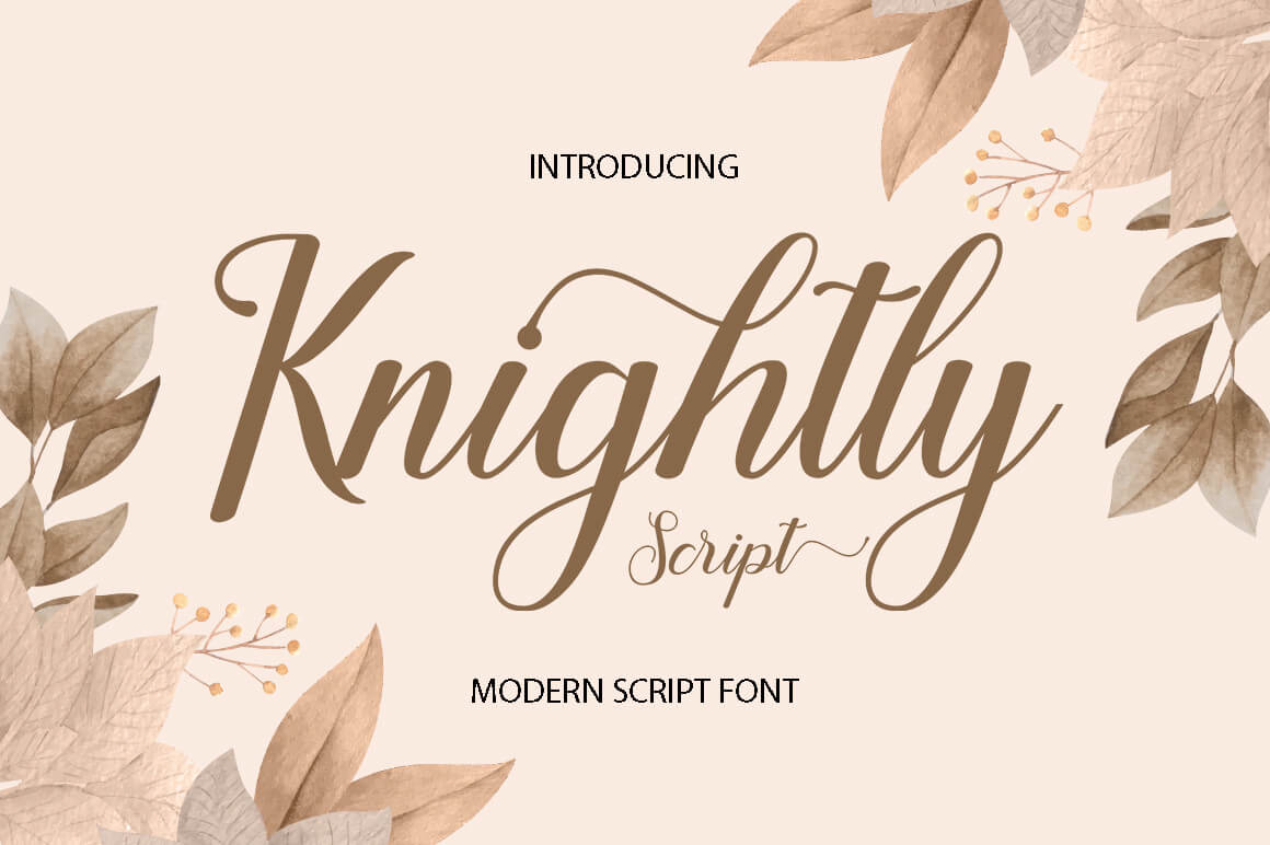 Knightly-Script-Calligraphy-Font-1
