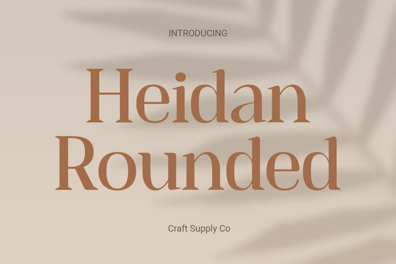 Heidan Rounded Font