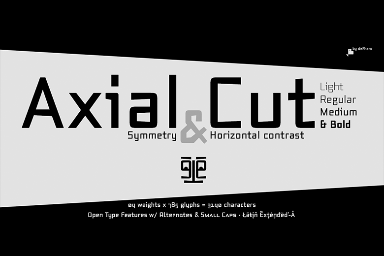 Axial Caps Font