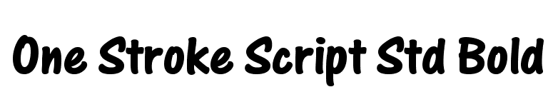 One stroke script std bold font. FontsMarket.com - Details of One Stroke Script Std Bold font