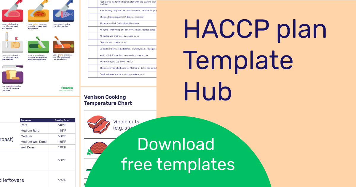 HACCP plan template hub Free Templates and downloads (2022)