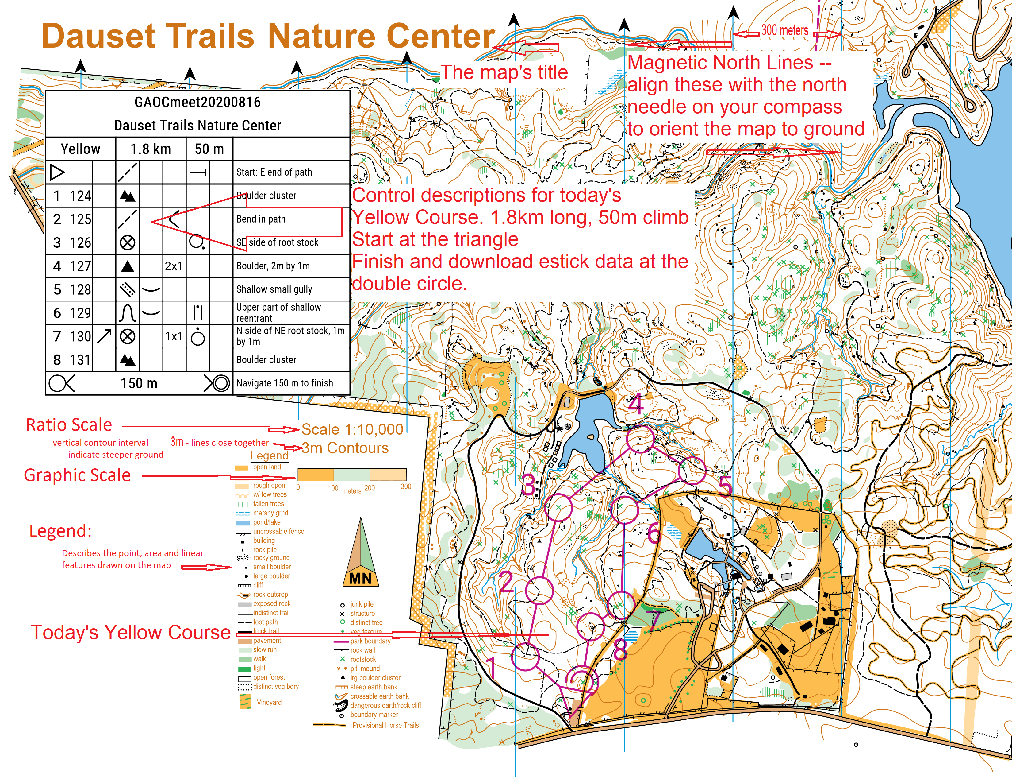 Live Results Forest Map Sports DT Omap Yellow.
