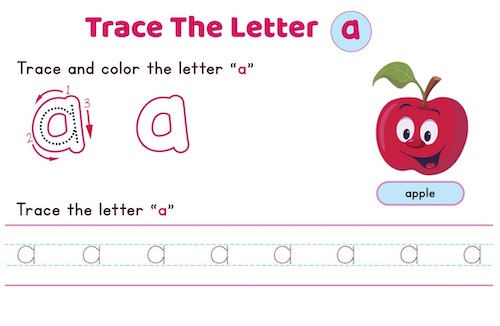 english alphabets tracing worksheet uppercase lowercase
