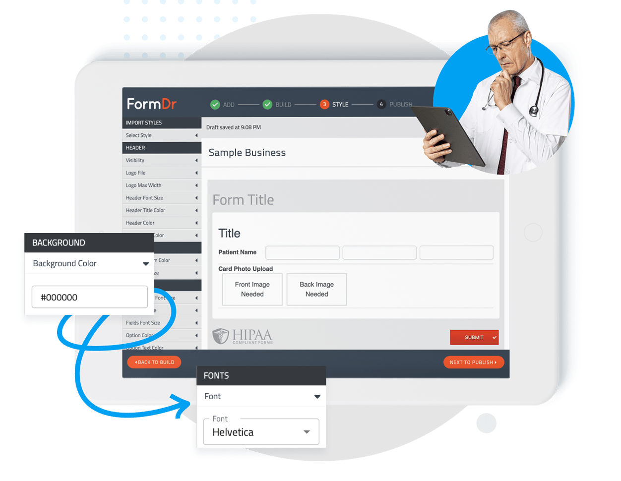 HIPAA Compliant Form Builder