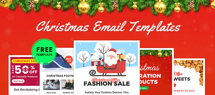 5 free christmas email templates [responsive + customizable]