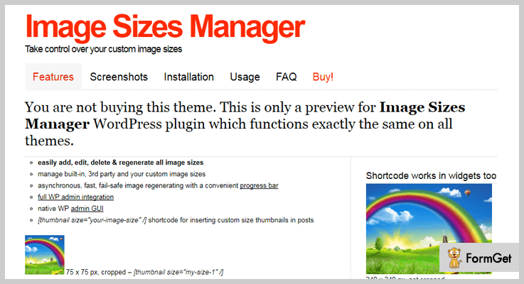 By scrolling down on the wordpress media settings section, the user will see the thumbnail regeneration section of the simple image sizes plugin. 6 Regenerate Thumbnails Wordpress Plugins Formget
