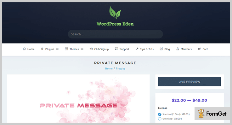 To every happening in wordpress, you can send an sms through this . 6 Private Message Wordpress Plugins Free And Paid Formget