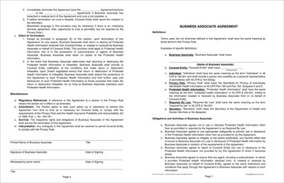 Business Associate Agreement