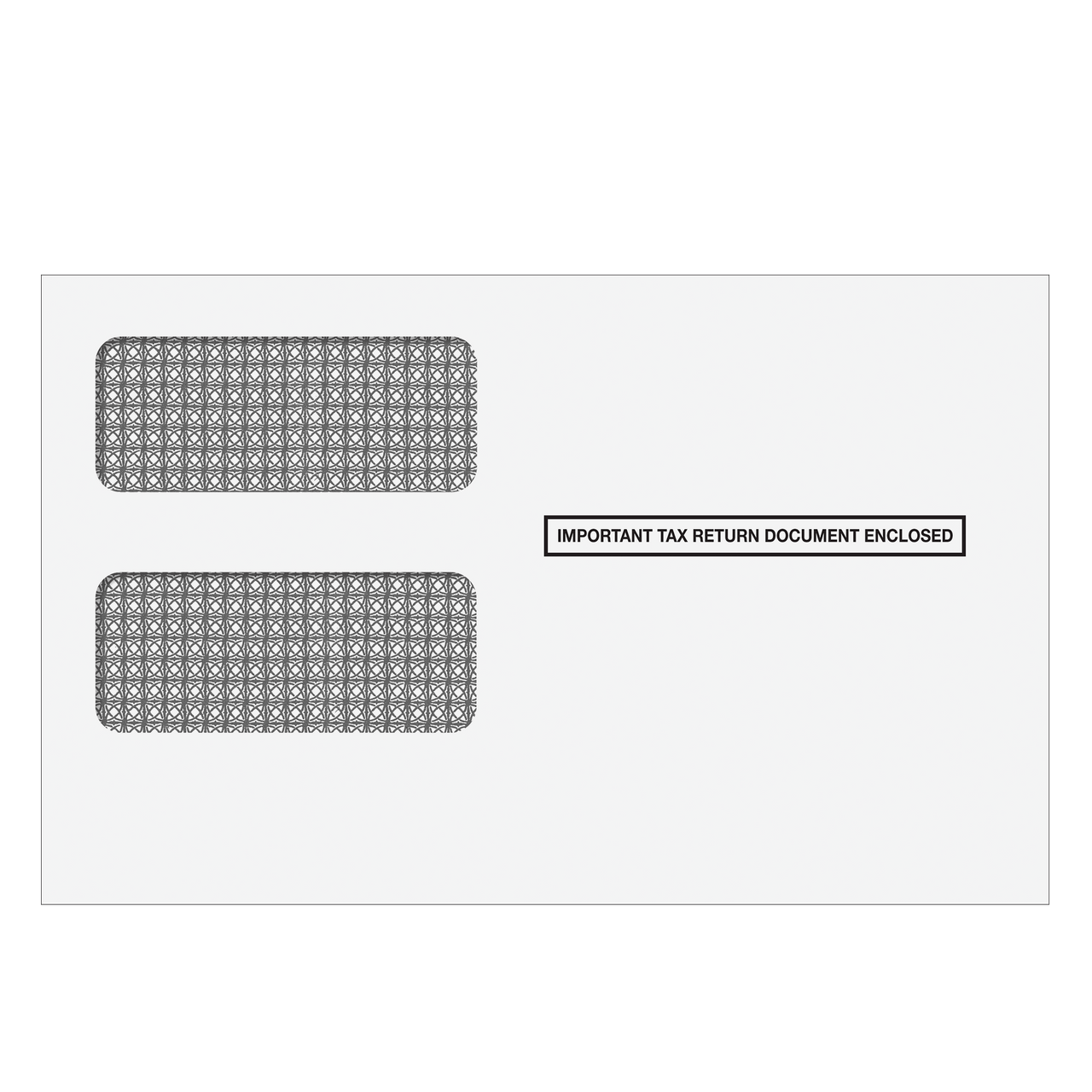 1099 2up Double Window Envelope for Inserting Equipment qty 500