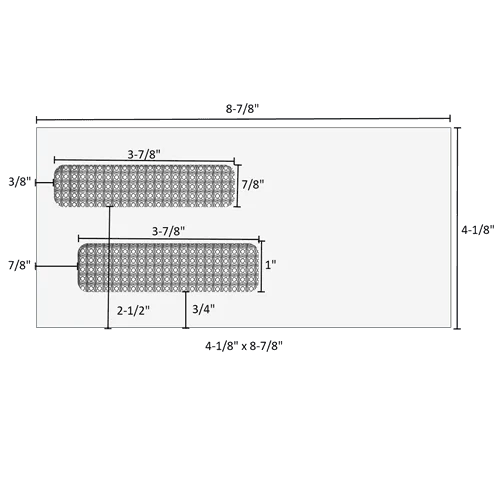 4-1/8" x 8-7/8" - Double Window Envelope - Self Seal - E40244S