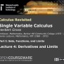 Unit I: Lec 4 | MIT Calculus Revisited: Single Variable Calculus ...