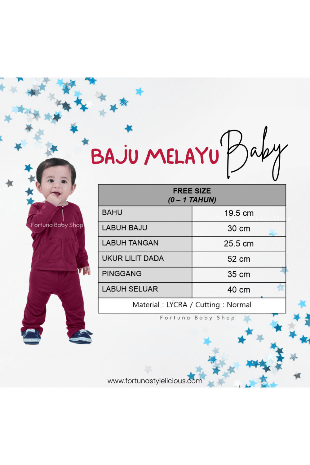 Sediakan pola baju melayu langkah membuat pola baju melayu arahan 1 0 1 = labuh baju + 2. Set Baju Melayu Baby Sampin Songkok