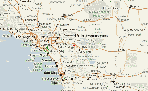 Palm Springs Map Online Map Palm Springs Map 