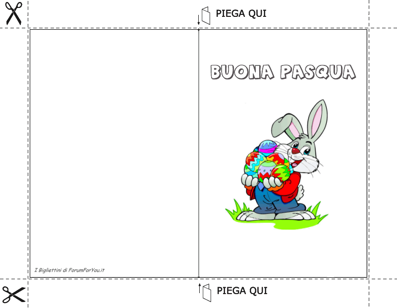 Bigliettini Di Pasqua 2022 Da Stampare Forumforyou It