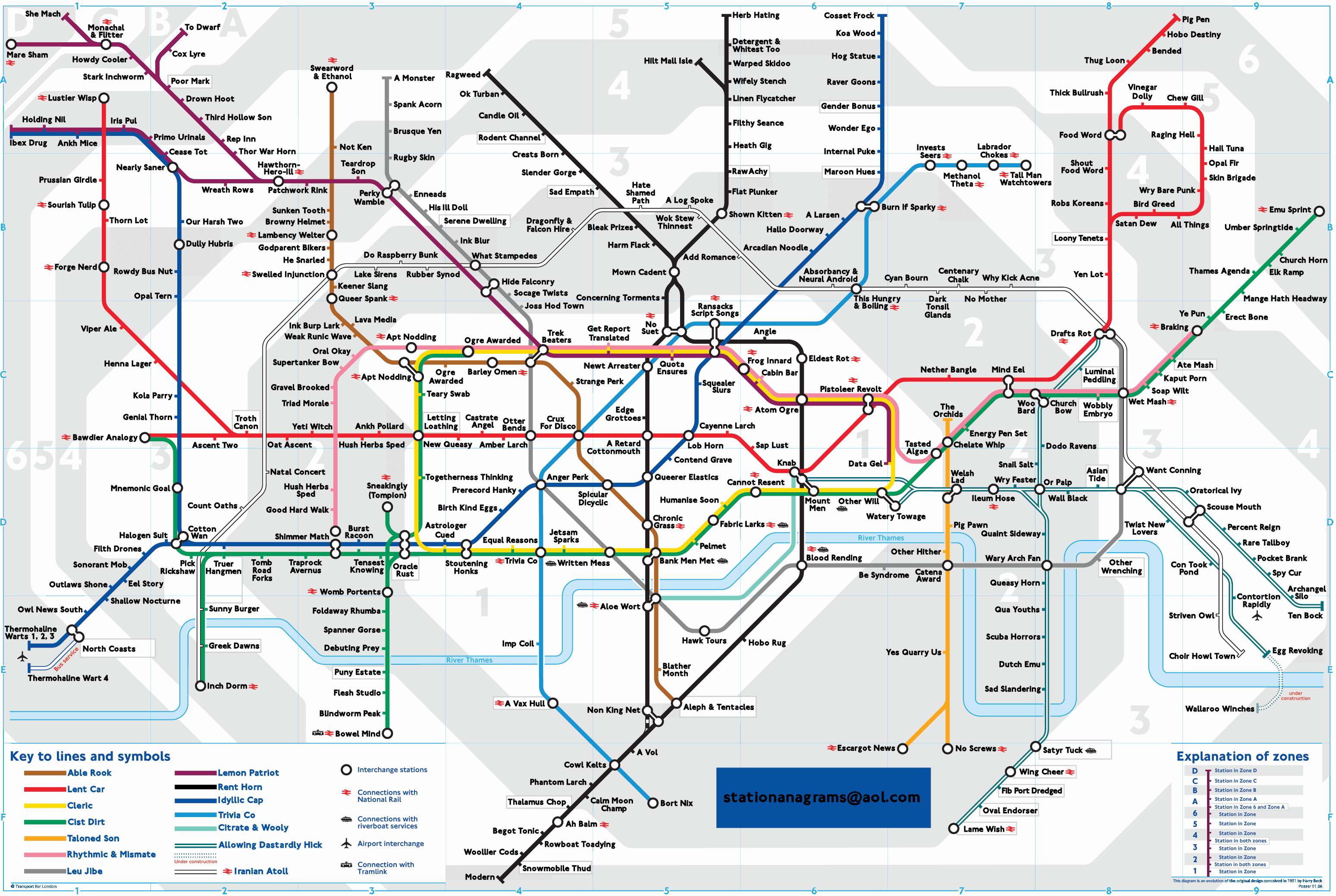 Underground Map London Tube Map Tube Map Unofficial Maps London London Underground Map 16 