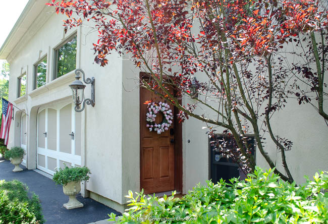 Side Entrance Garage Door Makeover With Schlage Four Generations