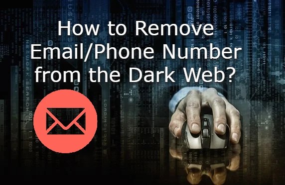 remove email from Dark Web