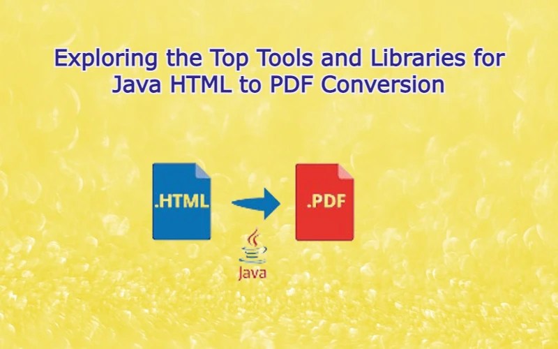 Java HTML to PDF Conversion