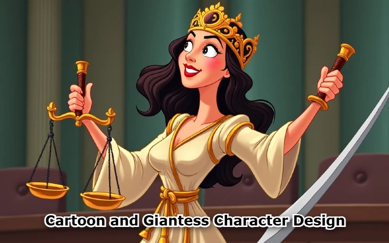 Cartoon and Giantess Character Design