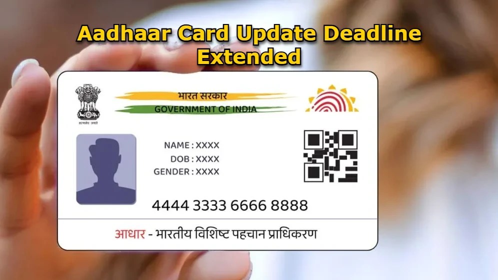 aadhaar card update last date extended
