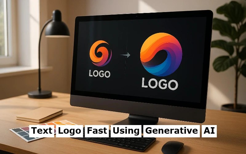 Text Logo Fast Using Generative AI