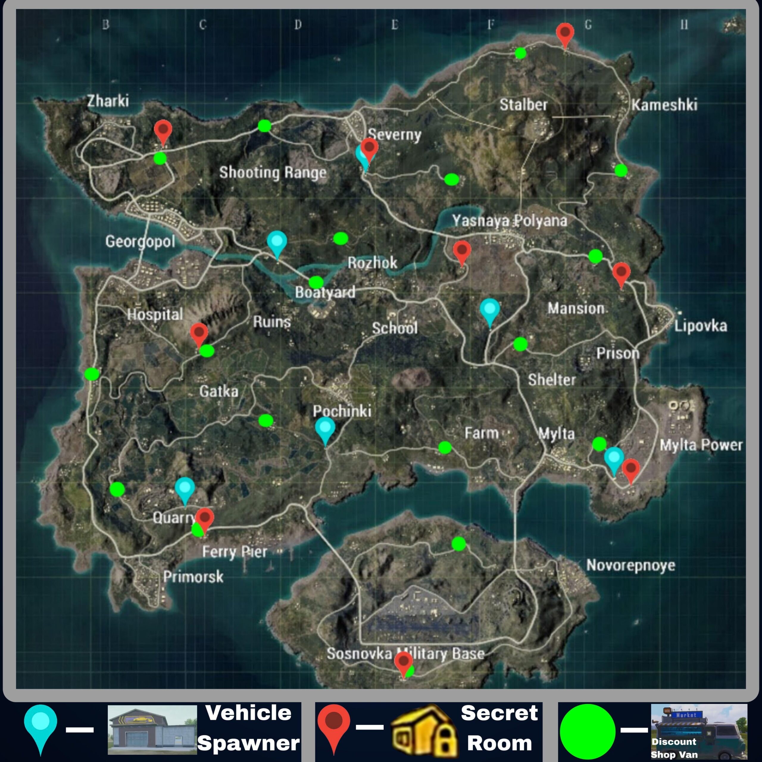 2026 Erangel Map All Secret Room Vehicle Spawner And Discount Shop Scaled 