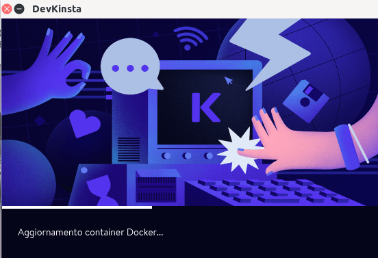 Caricamento di DevKinsta